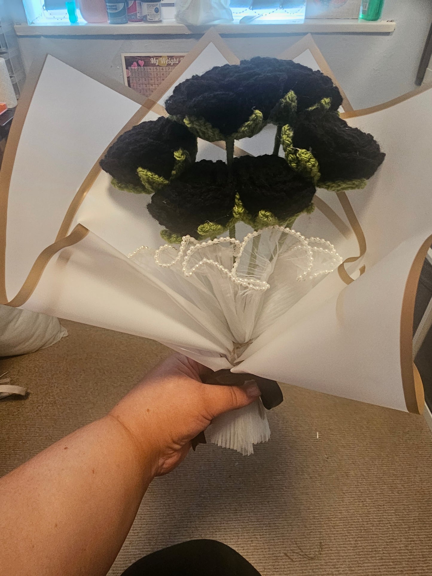 Black Rose Bouquet